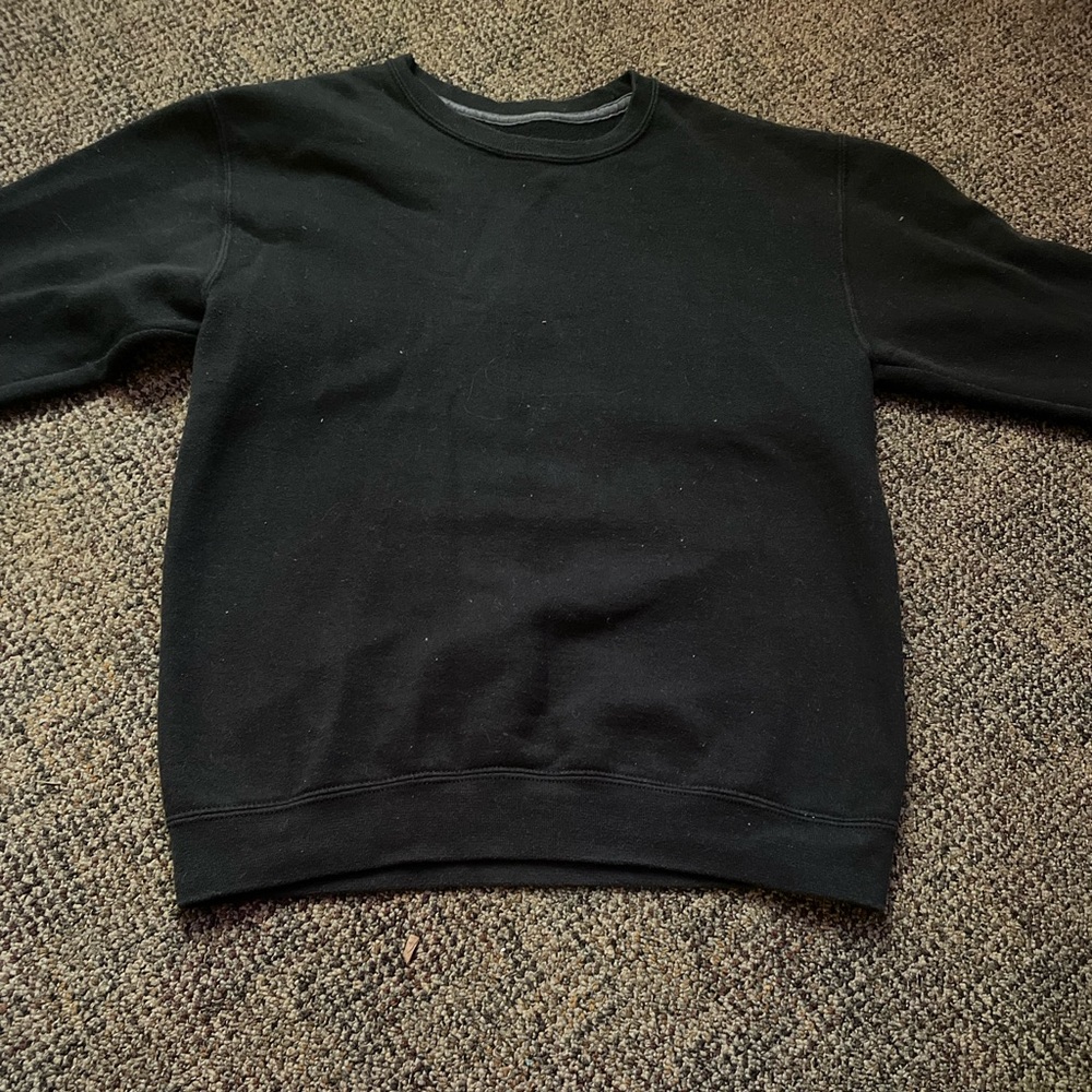 Black crew neck